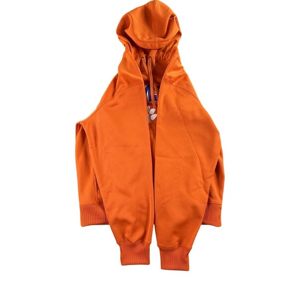 Clemson Tigers Hoodie Sweatshirt Mens Small Orange NCAA Football Pullover Fleece - Picture 11 of 15